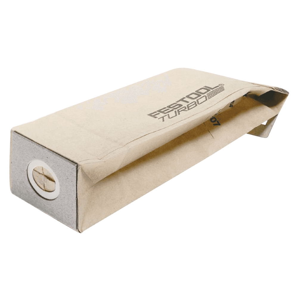 Disposable Paper Dust Bag for Festool Turbo Dust Extraction - Five Pack