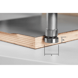 7/8" x 5/16" Edge Trimming Cutter with Ball Bearing Main - Image