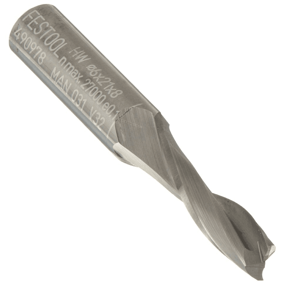 6mm x 50mm Spiral Groove Cutter for SZO 14, 8mm Shank - Main Image