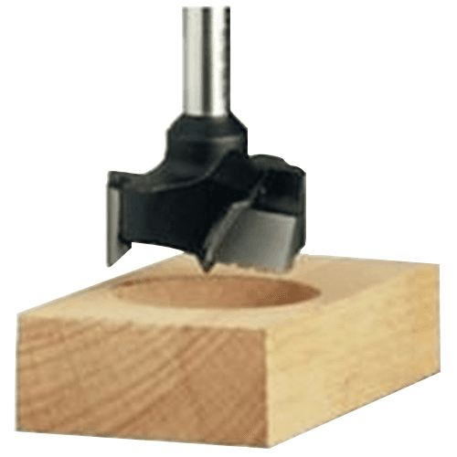 35mm x 54.4mm Euro-Hinge Boring Bit, 8mm Shank - Alt Image 1
