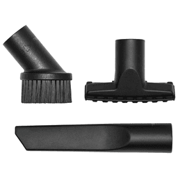 Festool D27/D36 Cleaning Accessory Set: General Crevice Nozzle, Upholstery Brush, and Round Brush