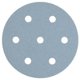 90mm Hook and Loop 240 Grit 7 Holes Abrasive Granat D90 Sanding Disc, Aluminum Oxide (100/Pack) - Main Image