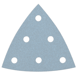 93mm 100 Grit 6 Holes Granat Triangle 93V Aluminum Oxide on Paper (100/Pack) - Main Image
