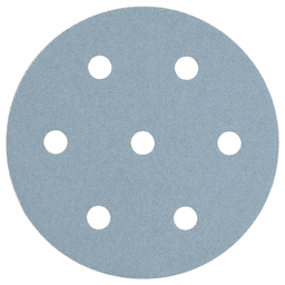 90mm Hook and Loop 500 Grit 7 Holes Abrasive Granat D90 Sanding Disc, Aluminum Oxide (100/Pack) - Main Image