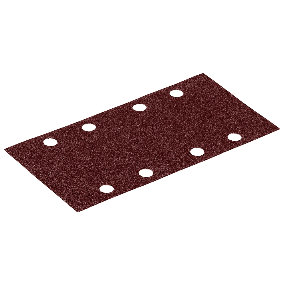 3-1/8" x 5-1/4" 150 Grit Aluminum Oxide Abrasive Sheet (50/Pack) - Main Image