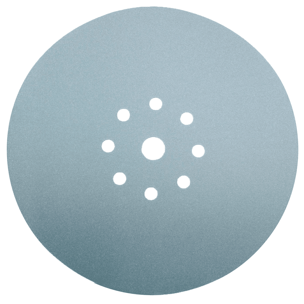 225mm Hook and Loop 150 Grit 9 Holes Abrasive Granat D225 Sanding Disc, Aluminum Oxide (25/Pack) - Main Image