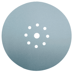 225mm Hook and Loop 150 Grit 9 Holes Abrasive Granat D225 Sanding Disc, Aluminum Oxide (25/Pack) - Main Image