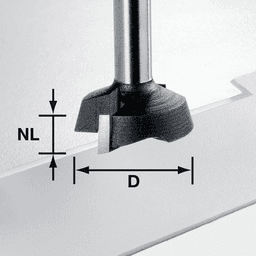 KA 65 Plane Router Bit for Conturo Edge Banding - Main Image