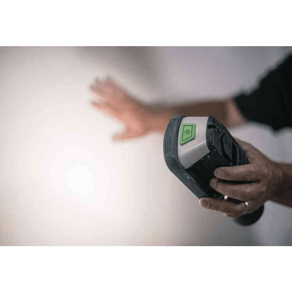 Festool SysLite Worklamp with 7.2V/2.9Ah li-ion battery for long-lasting operation