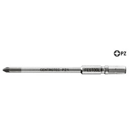 #1 x 100mm Centrotec Pozi Drive Driver Bit (2/Pack) - Alt Image 1