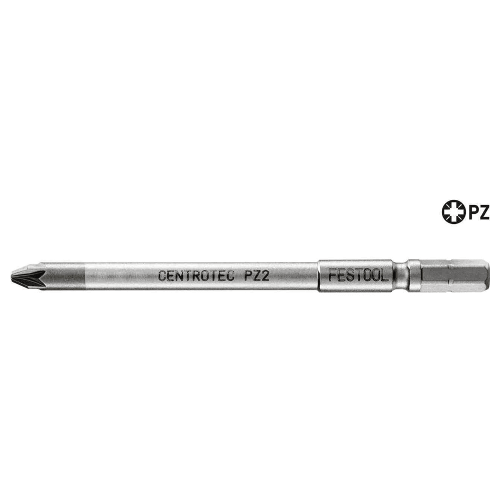 #2 x 100mm Centrotec Pozi Drive Driver Bit (2/Pack) - Alt Image 1