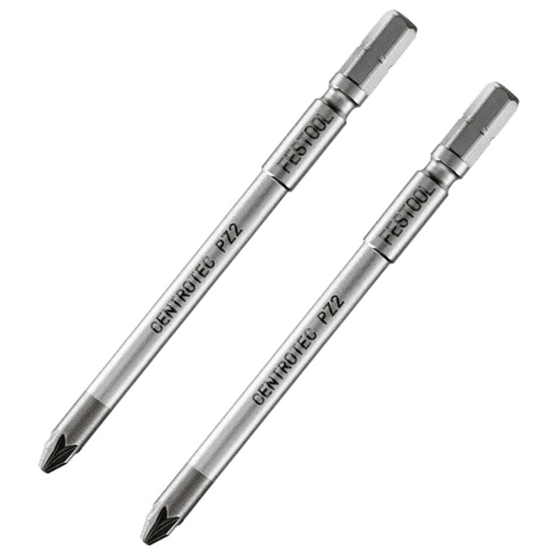 #2 x 100mm Centrotec Pozi Drive Driver Bit (2/Pack) - Alt Image 2