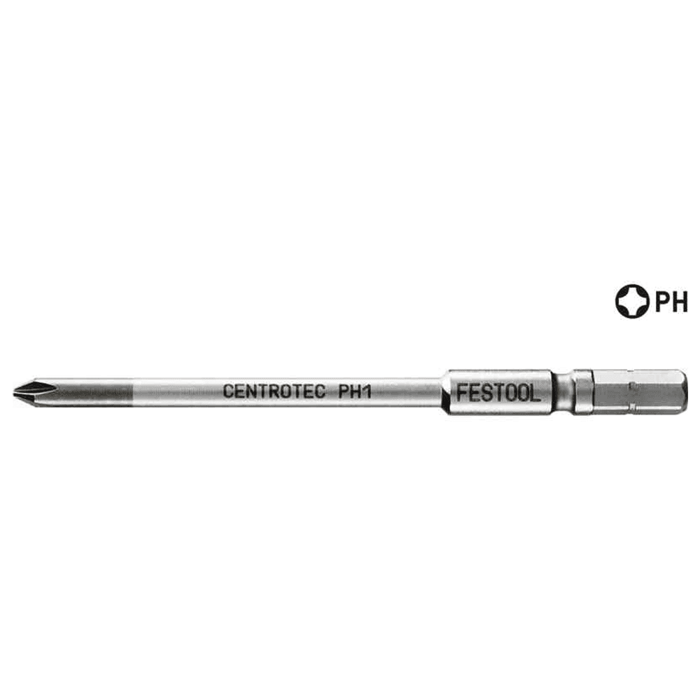 #1 x 100mm Centrotec Phillips Drive Driver Bit (2/Pack) - Main Image