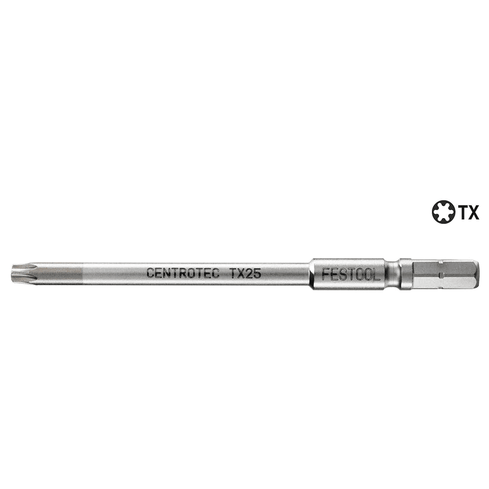 #25 x 100mm Centrotec Torx Drive Driver Bit (2/Pack) - Alt Image 1