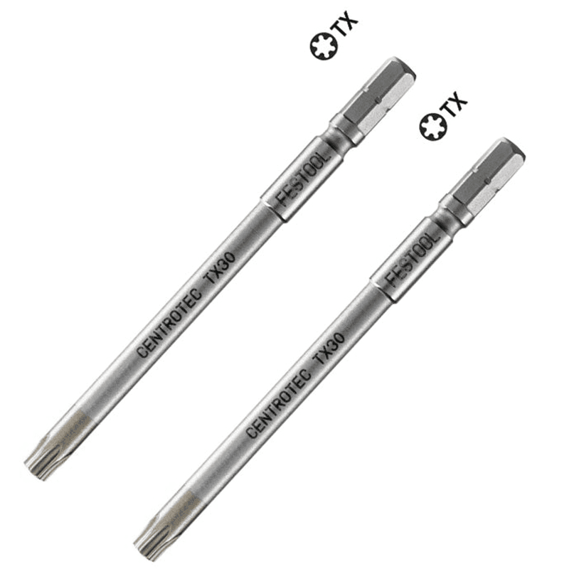 #30 x 100mm Centrotec Torx Drive Driver Bit (2/Pack) - Alt Image 1