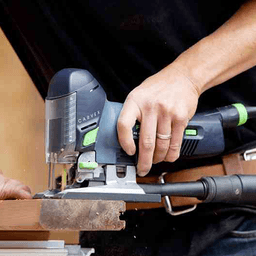 Festool Jigsaw with Triple Blade Guidance and Stroboscopic LEDs