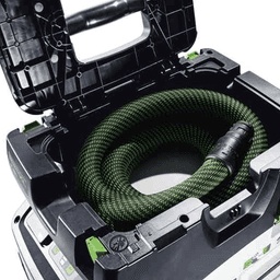 New filter cleaning and hose garage features