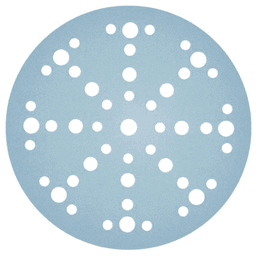 150mm Hook and Loop 80 Grit 48 Holes Abrasive Granat D150 Sanding Disc, Aluminum Oxide (10/Pack) - Main Image