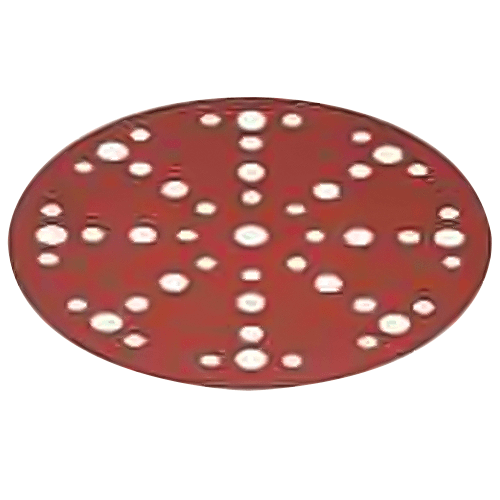 6" Hook & Loop 180 Grit 48 Holes Abrasive Rubin 2 Multi-Jetstream II Sanding Disc, Aluminum Oxide on Paper (50/Box) - Alt Image 1