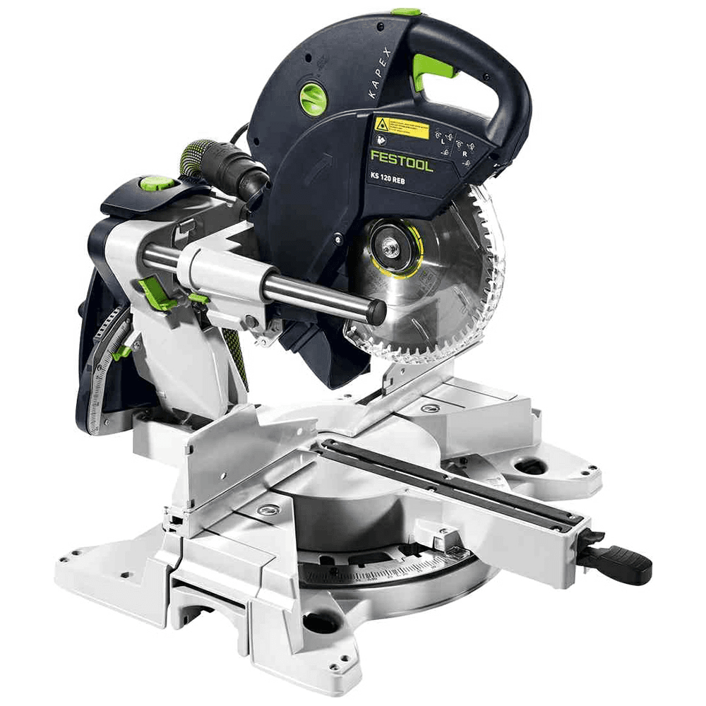 Accessories included with the Festool Kapex KS 120 REB sliding compound miter saw