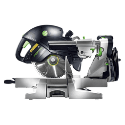 Dual laser alignment for precise cuts with the Kapex miter saw