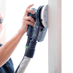 Jetstream Dust Extraction and Carbide-Tipped Sanding Brakes Make Festool Sander Stand Out