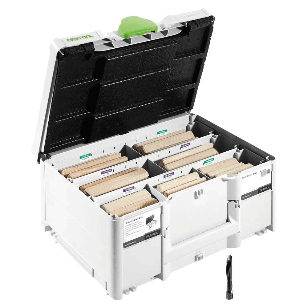DS/XL D12/D14 128 BU Domino Beech Tenons Assortment For DF 700 Main - Image