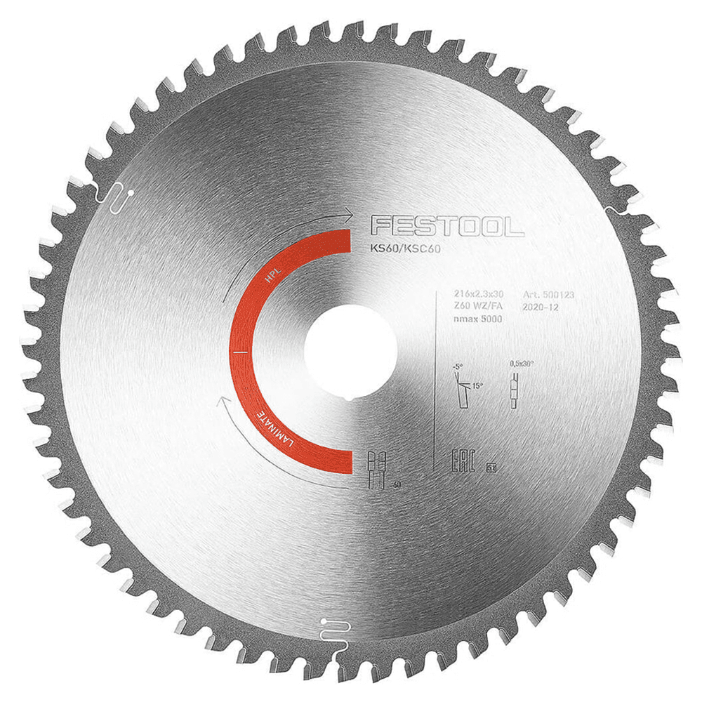 216mm x 60 Teeth Perfect Cut Saw Blade for KSC 60 Main - Image