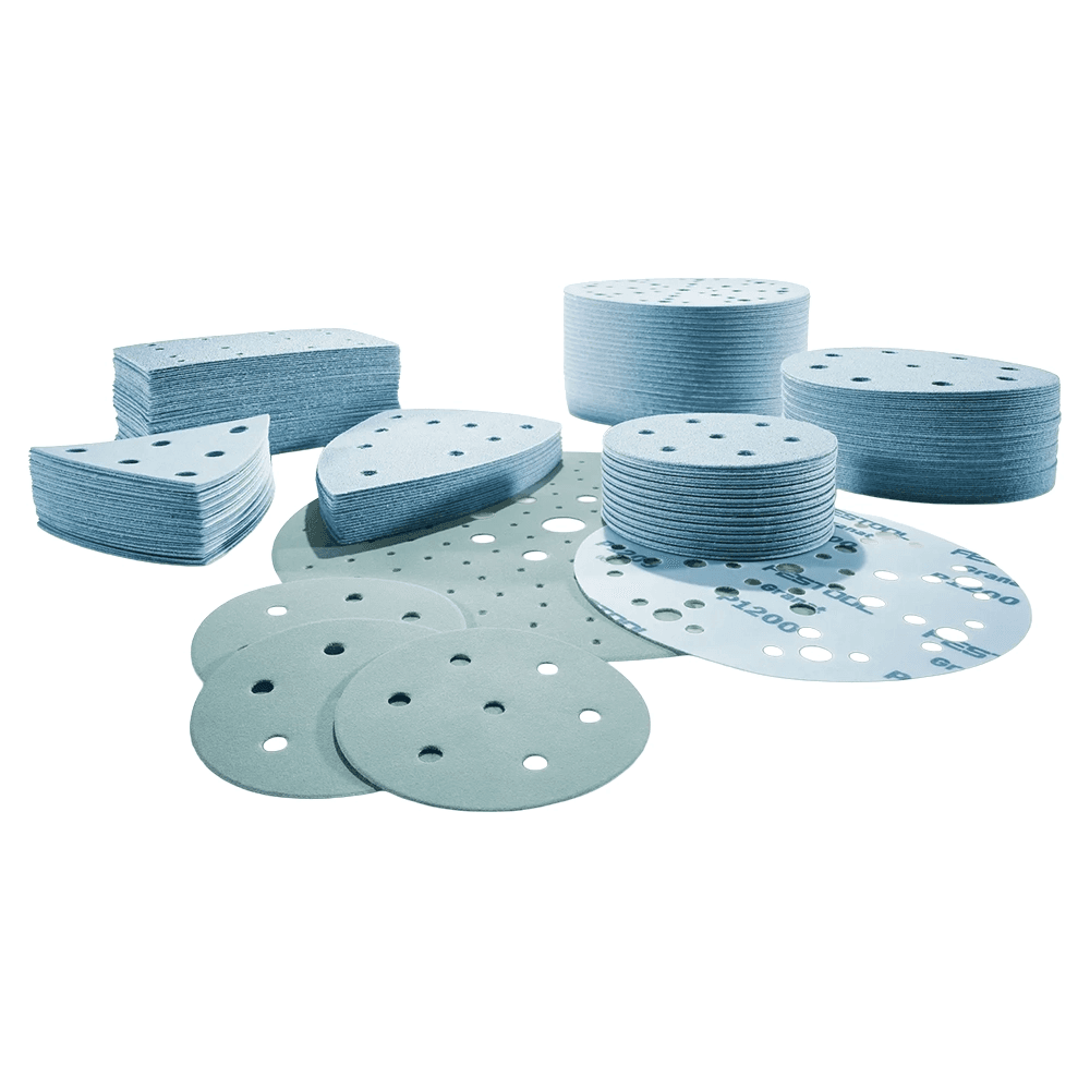 P180 Grit 9 Holes Granat Aluminum Oxide Abrasive Sheet, (100/Pack) Alt 1 - Image