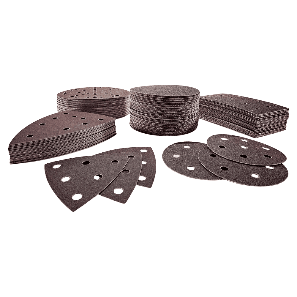 P150 Grit 9 Holes Rubin Abrasive Sheet, (50/Pack) Alt 1 - Image