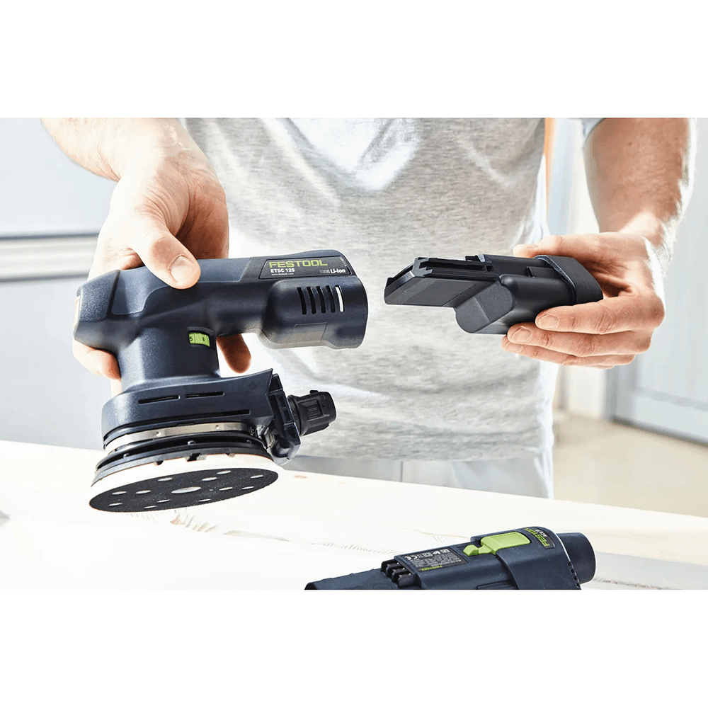 ETSC 125 I-Plus 18V Cordless Random Orbit Sander Alt 4 - Image