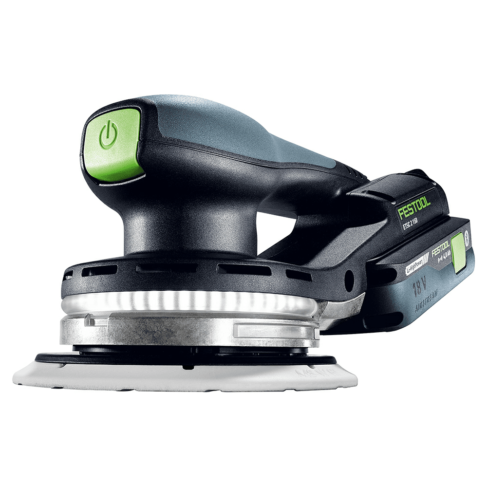 6" ETSC 2 150 I-PLUS Cordless Sander with 2 4.0Ah Batteries/Charger Alt 1 - Image