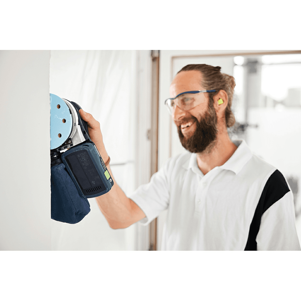 6" ETSC 2 150 I-PLUS Cordless Sander with 2 4.0Ah Batteries/Charger Alt 2 - Image