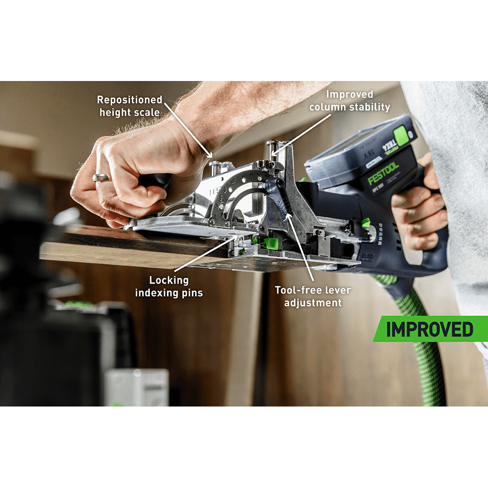 Domino Cordless Joiner DF 500 R, 18V, Brushless Motor, Bare Alt 7 - Image