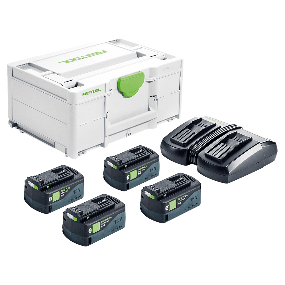 18V 5.0Ah Battery Starter Kit with Charger/Systainer Main - Image
