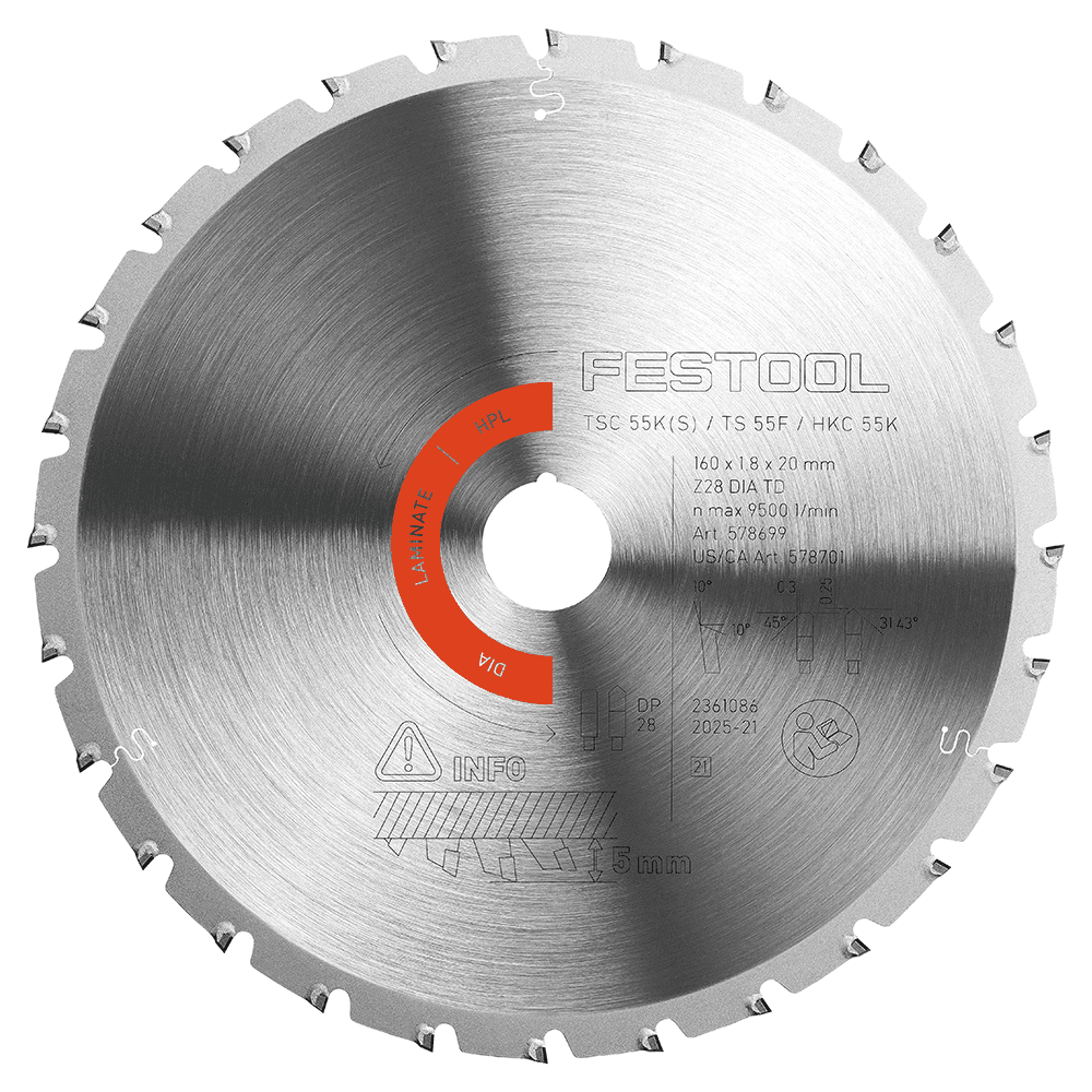 160mm x 28 Teeth Diamond Saw Blade Main - Image