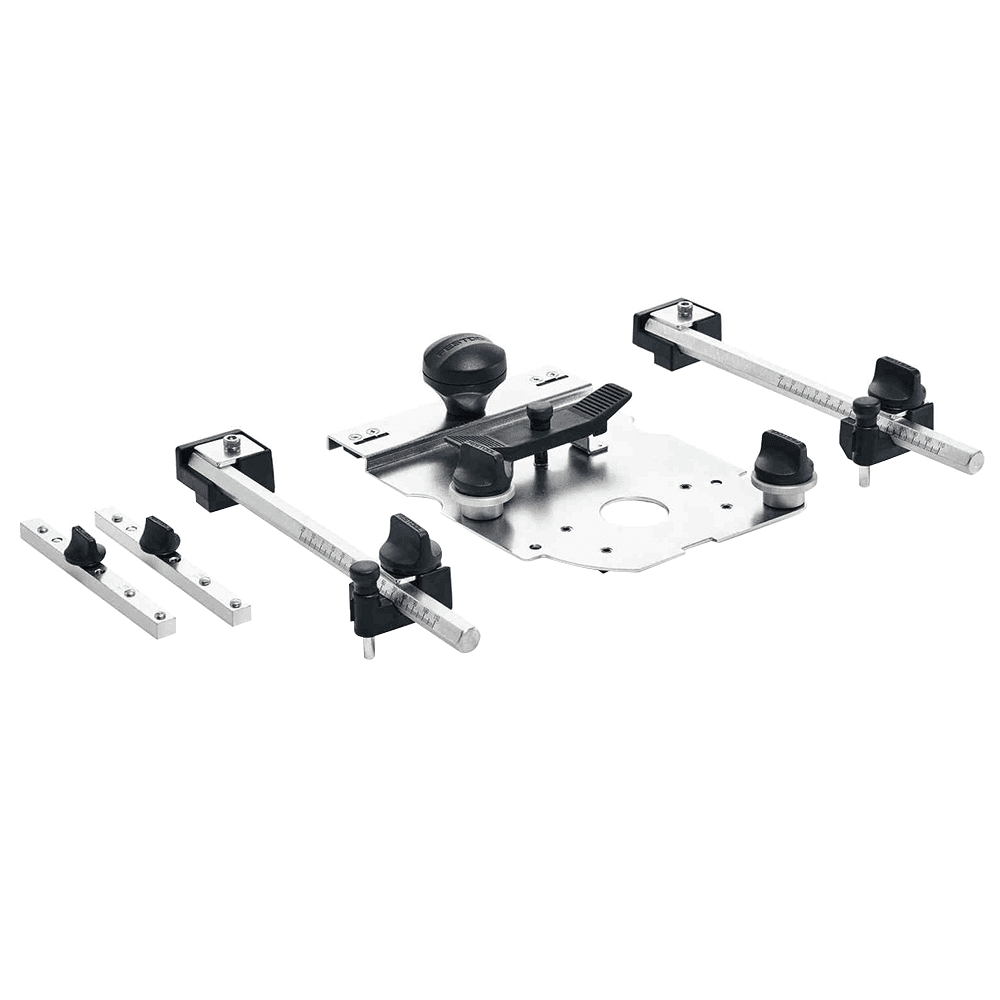 Festool LR 32 Hole Drilling Set for OF 1010 and OF 1400 Routers - Guide Plate and Centering Mandrel Included