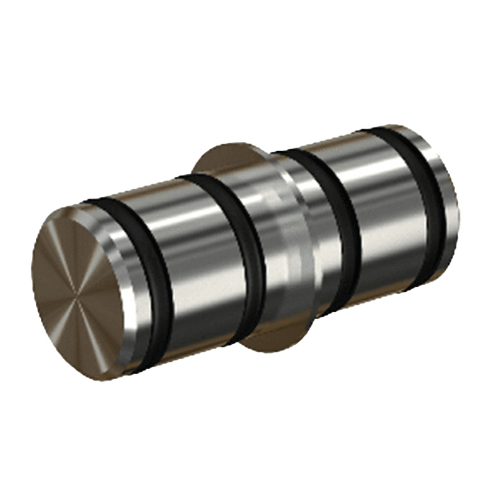 Adjustable stainless steel round rail connector for Pro Barn Door