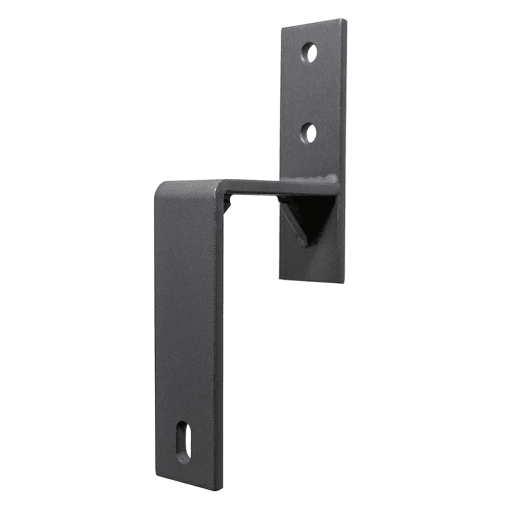 Us Futaba By-Passing Door Bracket in Oil-Rubbed Bronze Finish - Front View