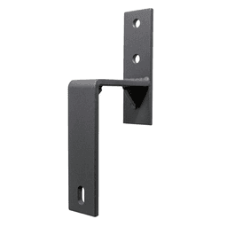 Us Futaba By-Passing Door Bracket in Oil-Rubbed Bronze Finish - Front View