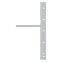 Pro Value Series Concealed Extended Flat Bracket, White - Main Image