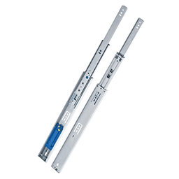 Us Futaba Drawer Slide with 100lb Capacity, Full Extension, Side-Mount, Zinc