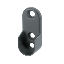 Us Futaba Oil-Rubbed Bronze Screw-On Rod Support in Use