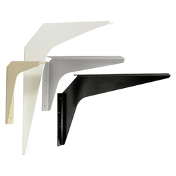 8" x 12" Heavy Duty Workstation Bracket, Almond Finish (5 Pair) Alt 1 - Image