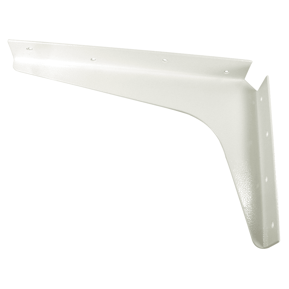 12" x 18" Workstation Bracket, White Finish (1 Pair) - Main Image