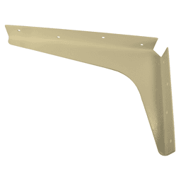 24" x 29" Workstation Bracket Set in Almond Finish by Us Futaba