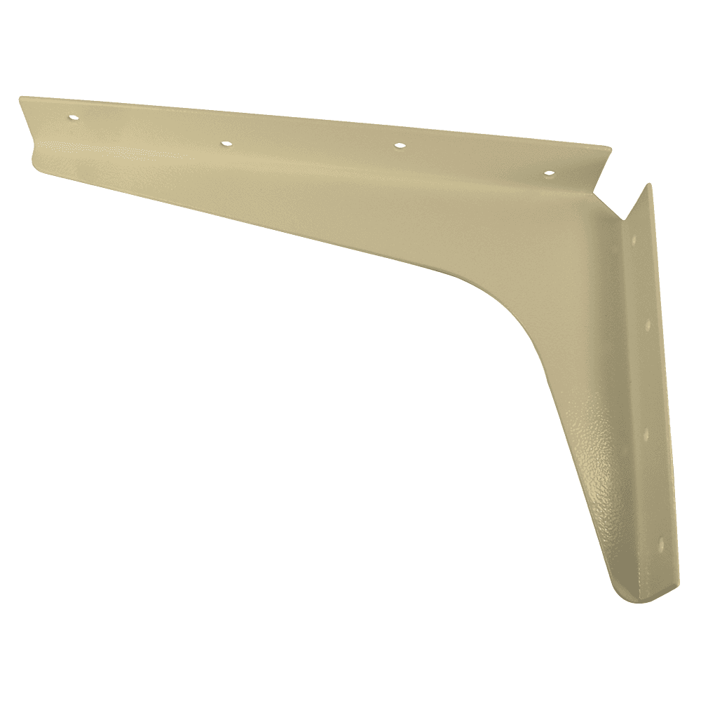 8" x 12" Workstation Bracket, Almond Finish (1 Pair) - Main Image