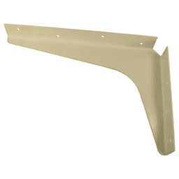 24" x 24" Heavy Duty Workstation Bracket, White Finish (1 Pair) Alt 1 - Image