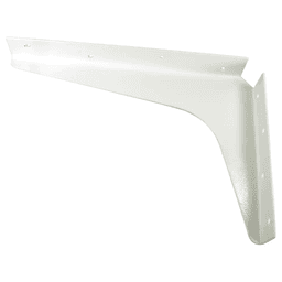 8" x 12" Heavy Duty Workstation Bracket, White Finish (1 Pair) Main - Image