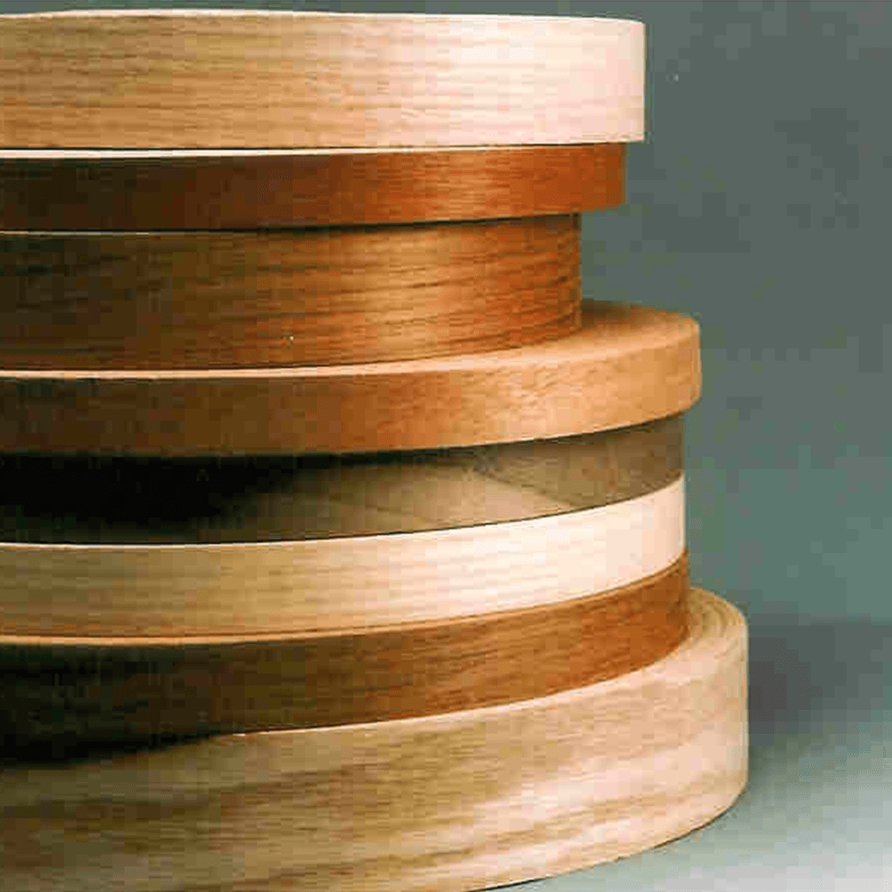 Form-Edge&trade; Wood Veneer in Ash, 0.022" Thick, 7/8" x 500'' Roll with Color and Grain Matching